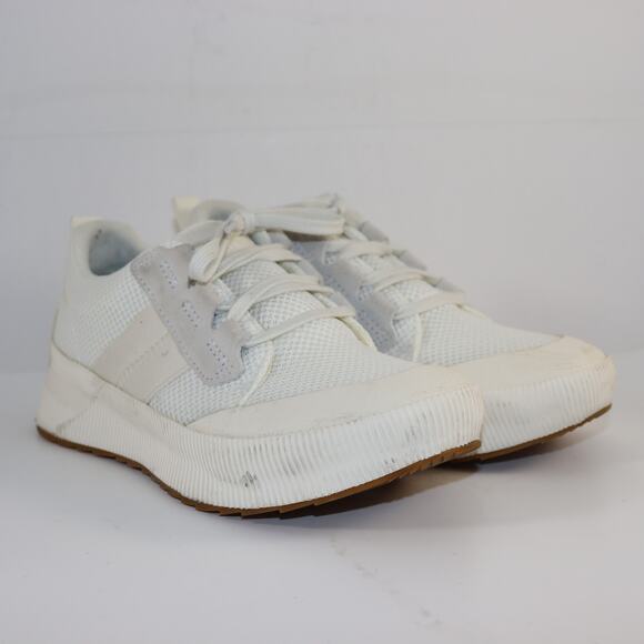 Sorel Kinetic Impact Lace Sneakers – Women’s Size 6.5 – White Mesh & Gum Sole - Picture 1 of 6